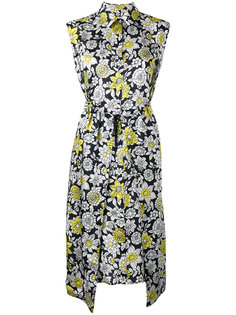 sleeveless floral print dress Christian Wijnants