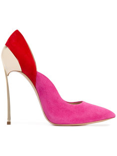 colour block pumps  Casadei