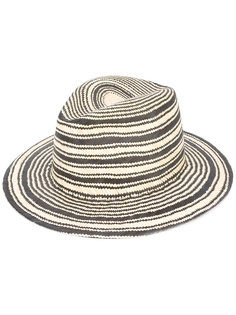 striped panama hat Rag &amp; Bone