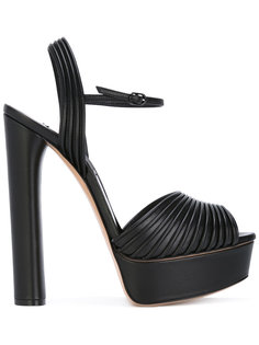 open toe platform sandals Casadei