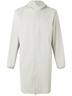 long hooded jacket  Rains
