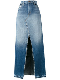 джинсовая юбка со шлицей спереди J Brand