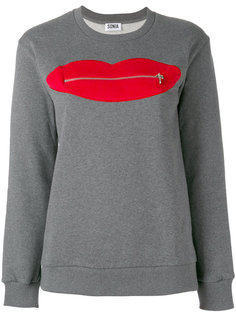 Zip Lips sweatshirt Sonia By Sonia Rykiel
