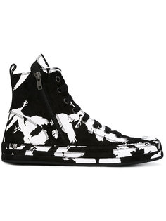 printed hi-top sneakers  Ann Demeulemeester