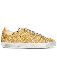 кеды Super Star с мелкими блестками Golden Goose Deluxe Brand