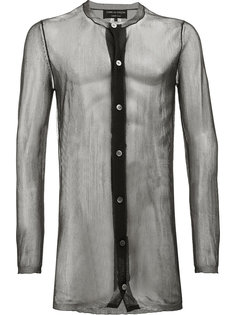 прозрачная рубашка Comme Des Garçons Homme Plus