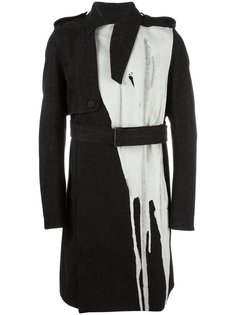 cargo trench coat Rick Owens