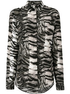 блузка с рисунком под зебру Saint Laurent