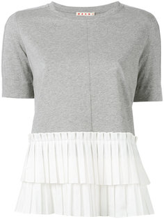 pleated hem t-shirt Marni