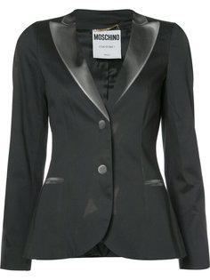 printed blazer effect jacket Moschino