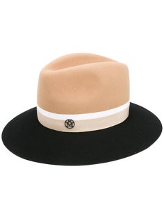 шляпа с контрастными полями Maison Michel