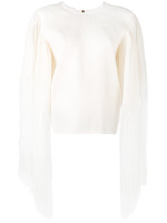 tassel sleeve jumper  Maison Rabih Kayrouz