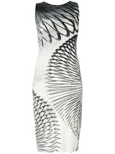 printed fitted dress  Pleats Please By Issey Miyake