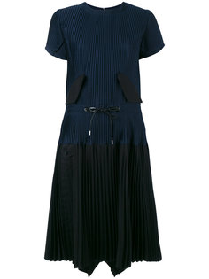 plissé pleat dress Sacai