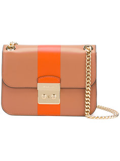 сумка на плечо с контрастной вставкой Michael Michael Kors