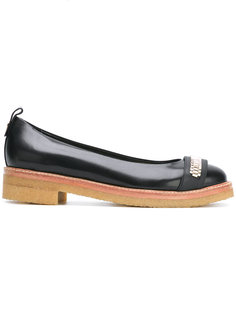 link chain ballerina shoes Lanvin