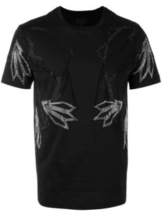 crystal flower T-shirt Les Hommes