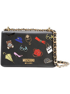сумка со стикерами Moschino