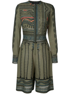 tribal embroidered romper Yigal Azrouel