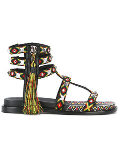 tassel-embellished sandals Ash