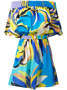 мини-платье с открытыми плечами Emilio Pucci