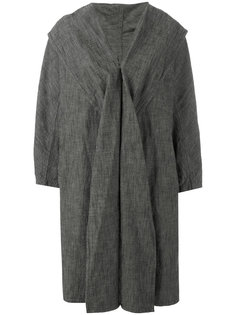shawl lapel loose-fit coat Ys Y`s