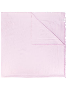 jacquard detail scarf Fendi