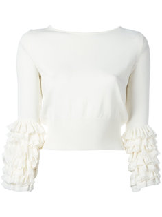 tiered sleeve jumper Ermanno Scervino