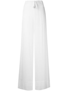 брюки-палаццо с завязкой на талии  Ann Demeulemeester