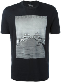 футболка с фотопринтом Armani Jeans