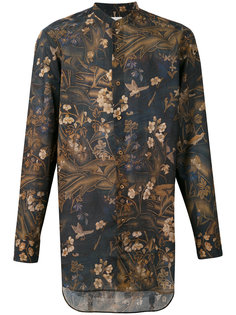 band collar printed shirt  Dries Van Noten