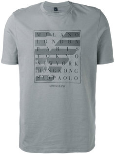 футболка City с логотипом Armani Jeans