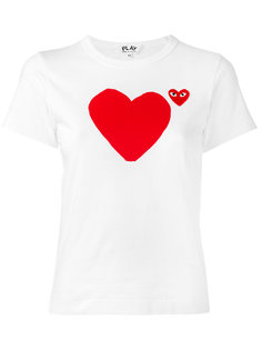 футболка с принтом сердца Comme Des Garçons Play
