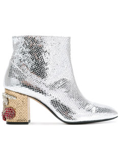 embellished heel ankle boots Nº21