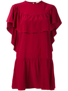 Crepe de chine mini dress Red Valentino