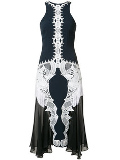 lace applique contoured dress Jonathan Simkhai