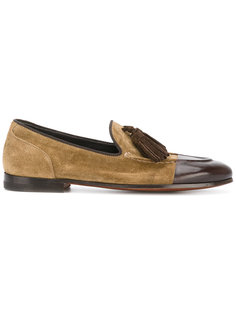 tasselled bi-colour loafers Alberto Fasciani