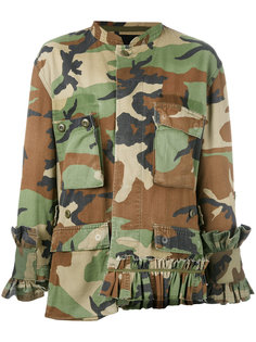 camouflage jacket Erika Cavallini