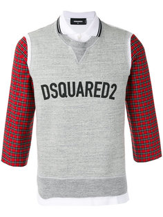 logo sweatshirt detail polo shirt Dsquared2