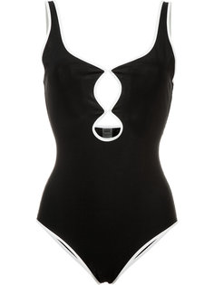 scallop trim one piece Jonathan Simkhai