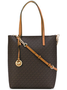 сумка-тоут с монограммным принтом Michael Michael Kors