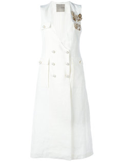 sleeveless double-breasted coat Ermanno Scervino
