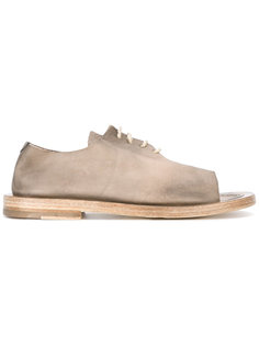 open toe lace-up shoes Rundholz