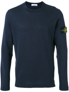 embroidered logo sweatshirt Stone Island