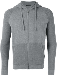 panelled zipped hoodie Z Zegna