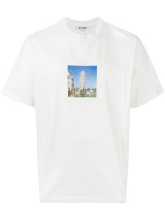 футболка с принтом Пизанской башни Sunnei