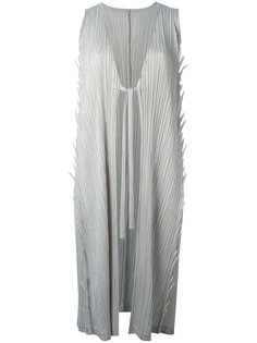 plissé sleeveless jacket Pleats Please By Issey Miyake