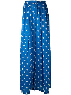 polka-dot wide-leg trosuers Christian Wijnants