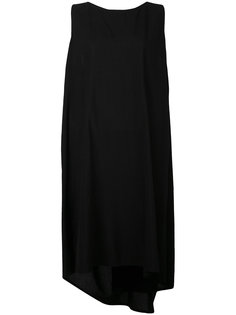 sleeveless drape front dress Yohji Yamamoto