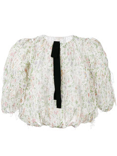 sheer embroidered blouse Giambattista Valli